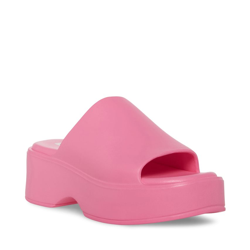 Pink Steve Madden Slinky-j Women's Platform Sandals | PH 4152UCV